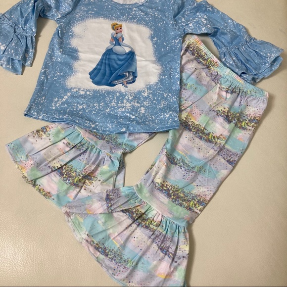 Boutique Cinderella cute ruffle pants set - Picture 2 of 6